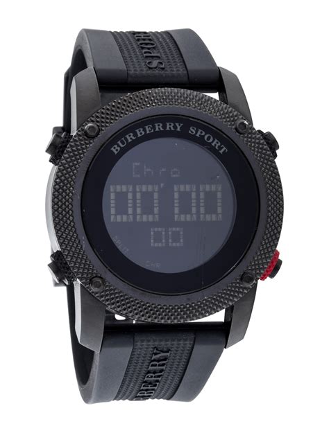 burberry sport digital watch price|burberry watch men's leather strap.